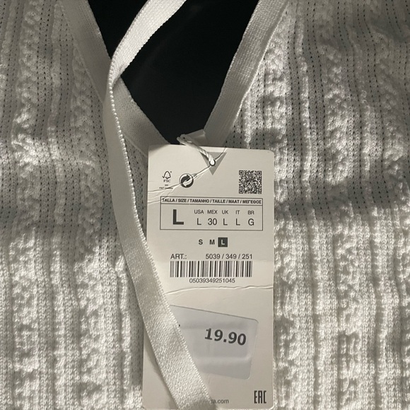 Zara halter top, size L - Picture 3 of 6